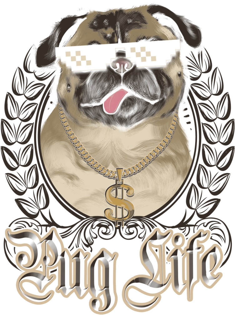 Pug (768x1023), Png Download