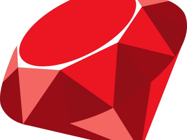 Ruby Clipart Hard Thing - Ruby Programming Language (640x480), Png Download