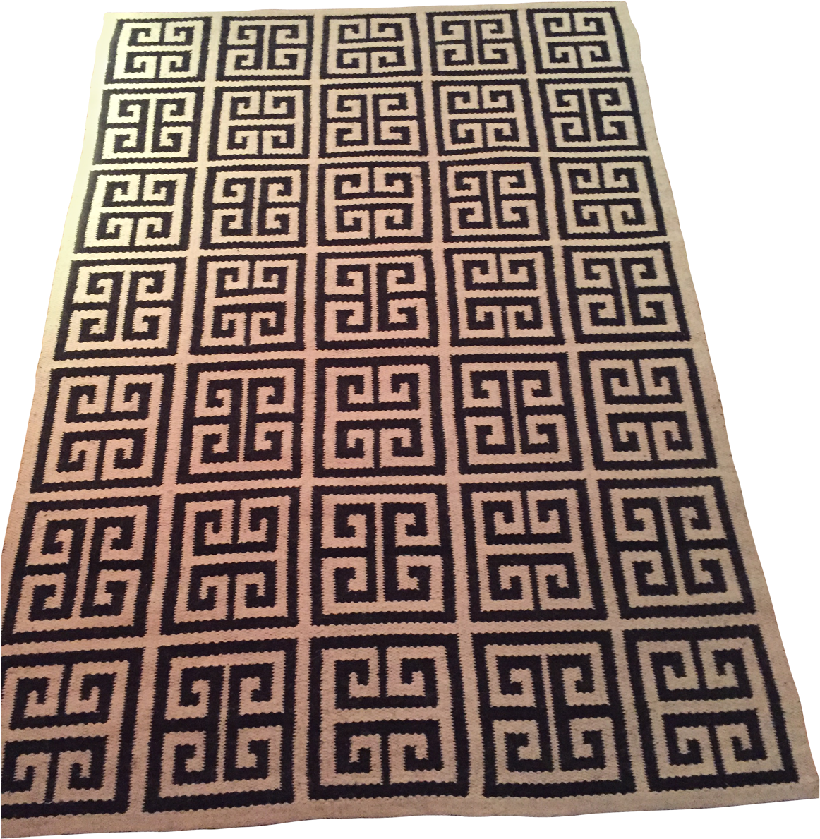 Awesome Viyet Designer Furniture Rugs Jonathan Adler - Blue Greek Key Table Cloth (1200x1200), Png Download