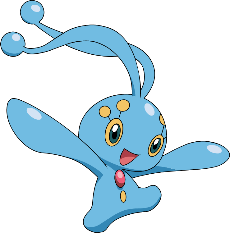 Shiny Manaphy Pokédex - Pokemon Water Pokemon Movie (740x750), Png Download
