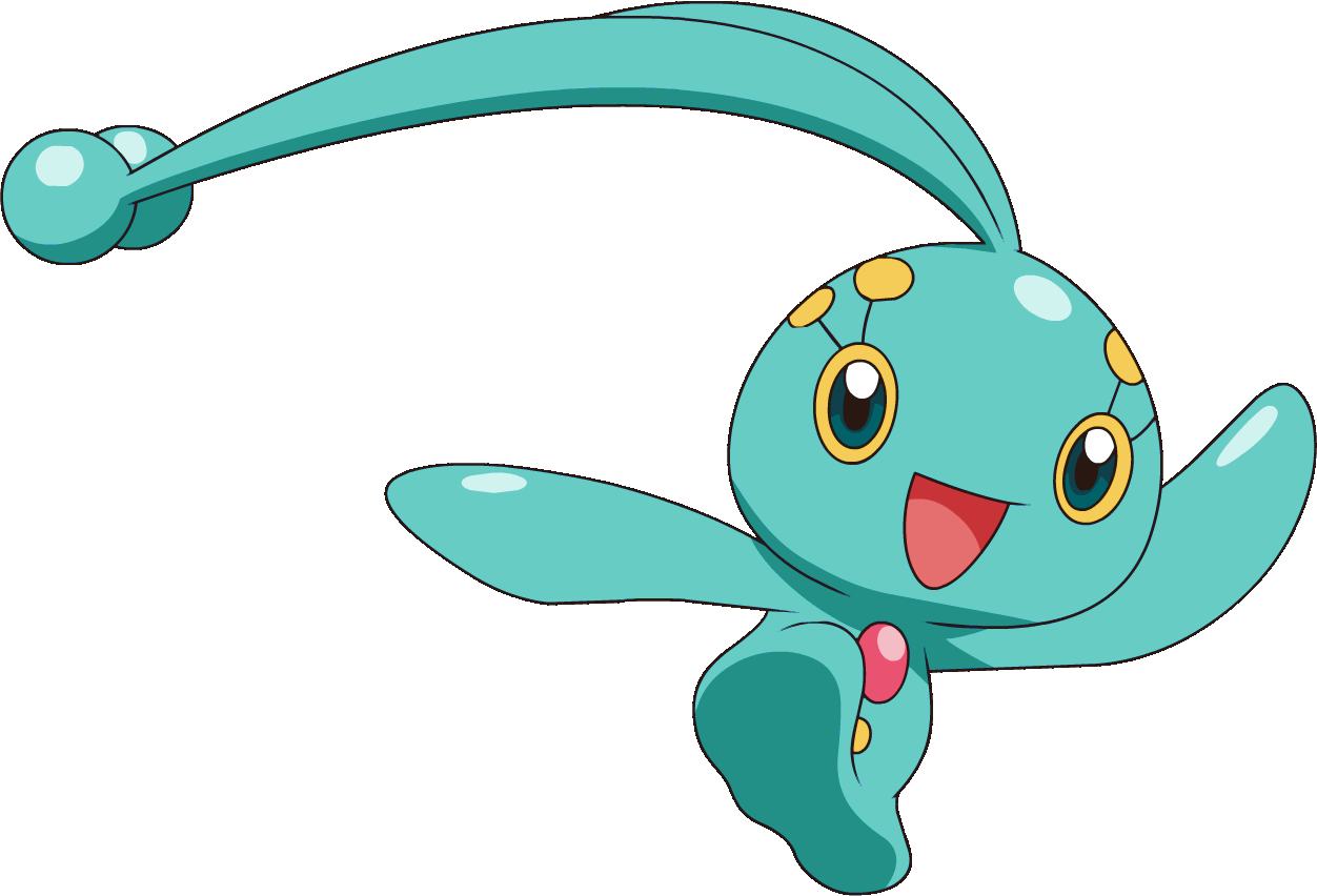Shiny Manaphy Dp2 - Manaphy Pokemon (1252x852), Png Download