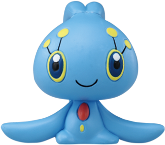 #47 Manaphy - Takara Tomy Takaratomy Mc-043 Official Pokemon X And (480x400), Png Download