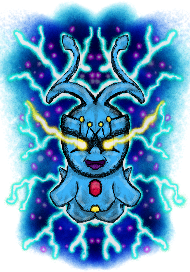 #pokemon #manaphy #マナフィ #fanart #yoarte #water Type - Illustration (650x950), Png Download