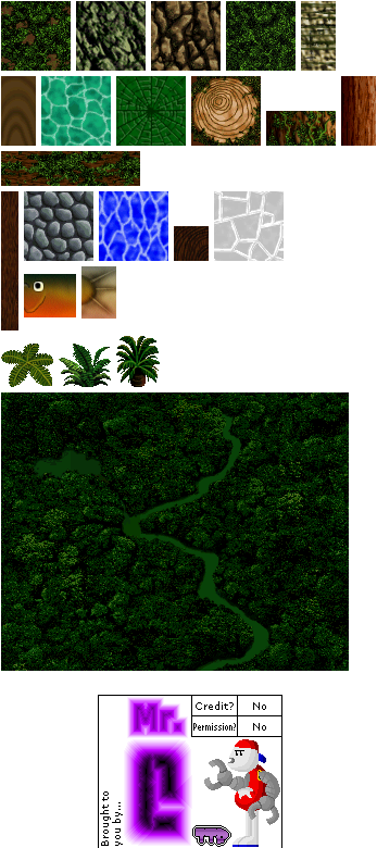 Jungle Land - Sprites (347x780), Png Download