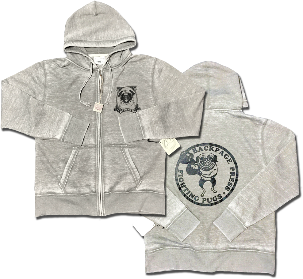 Image Of Pug Life Hoodie - Pug (1000x924), Png Download