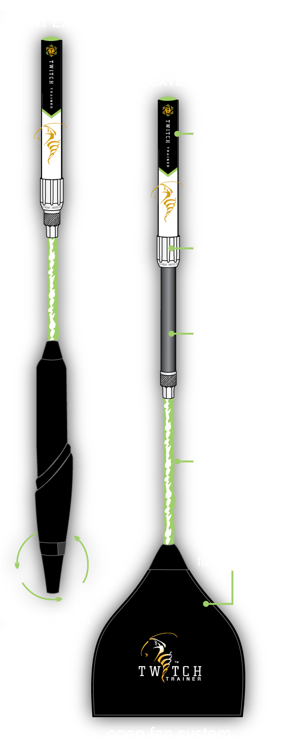 Impact Features - Racket (595x1473), Png Download