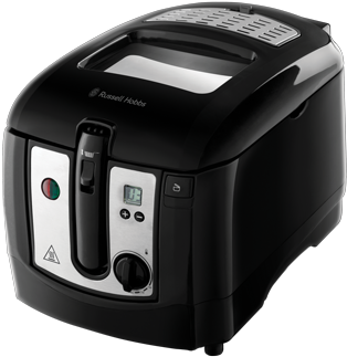 Russell Hobbs 24580 Digital Deep Fat Fryer- Stainless (348x410), Png Download