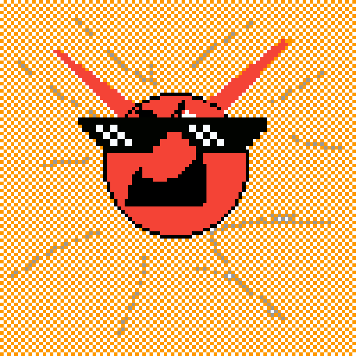 Pixel Demonio (1200x1200), Png Download