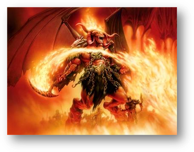 Ilustración 1 El Demonio - Malaikat Izrail Mencabut Nyawa (401x313), Png Download