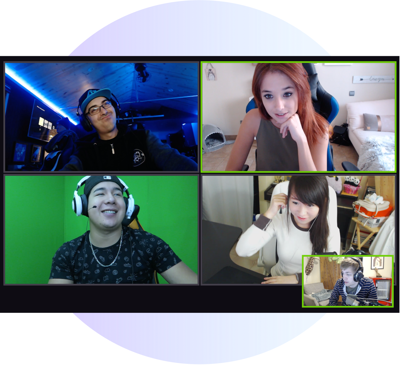 Twitch Desktop App - Twitch Video Chat (1401x1281), Png Download