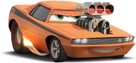 Cars Characters Pictures Png Download - Cars Movie Muscle Car (542x256), Png Download
