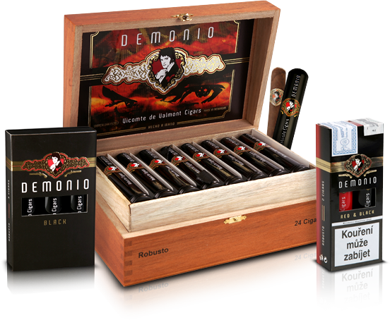 Robusto Black - Demon (552x454), Png Download