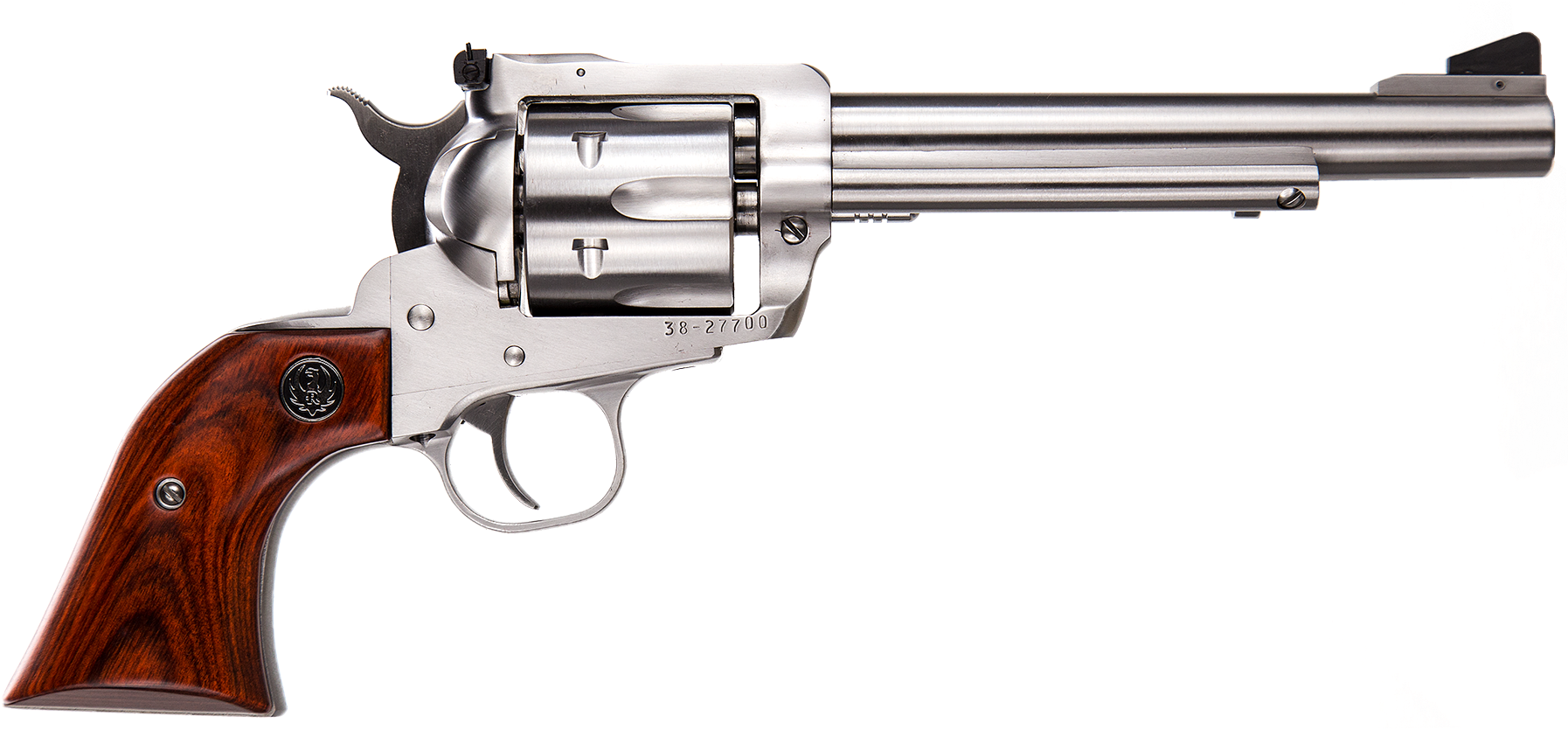 Ruger 0319 Blackhawk Single 357 Magnum - Ruger Blackhawk 357 Stainless 6.5 (1800x837), Png Download