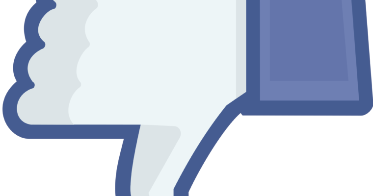 Black Hat Social Media - Duimpje Omlaag Facebook (760x400), Png Download