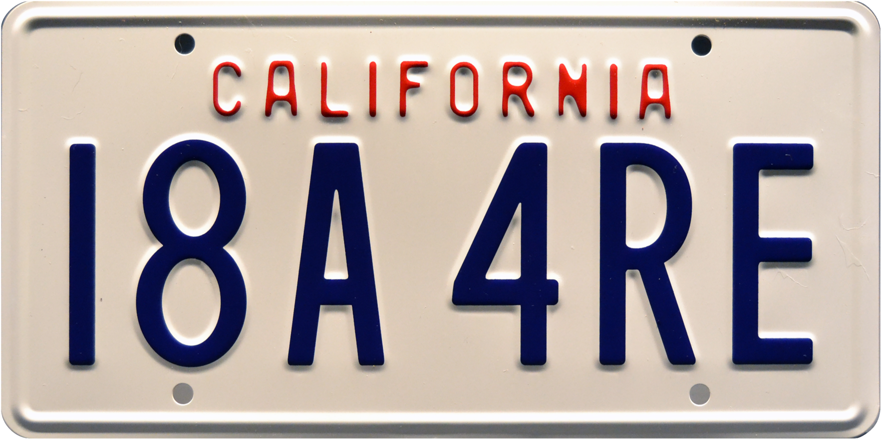 I8a 4re Prop Plate Movie Memorabilia From Sharknado - Schrift Lampe (2048x1170), Png Download