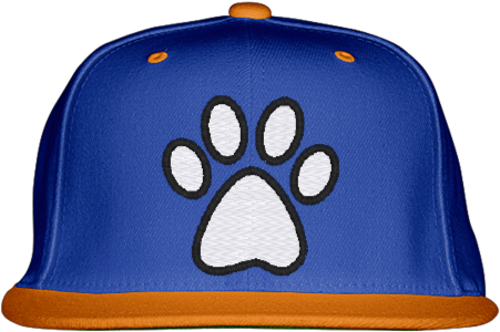 Paw Print - No One Embroidered Snapback Hat (500x500), Png Download
