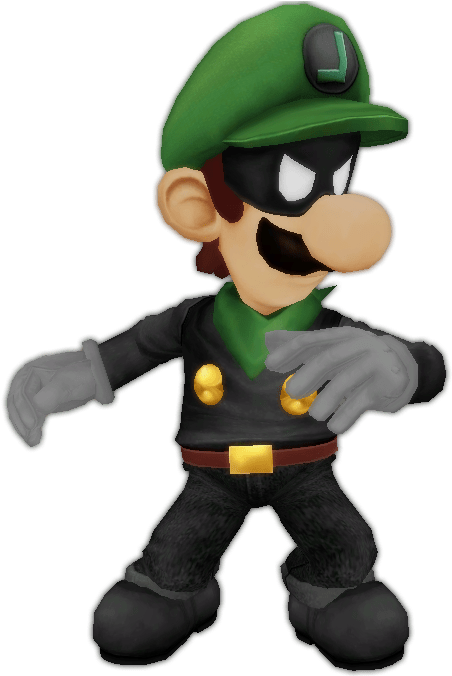 *cloud Strife From 1997's Final Fantasy Vii - Luigi (479x675), Png Download