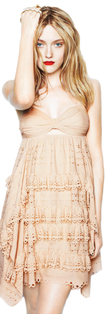 #dakotafanning - Dakota Fanning 2010 (351x1039), Png Download