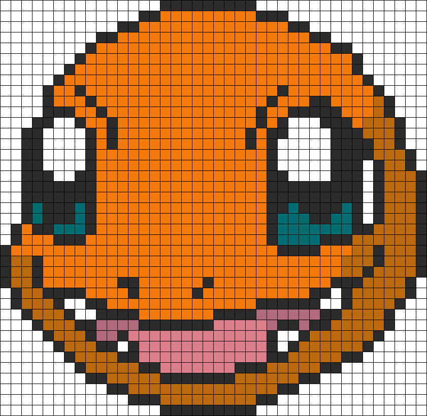Pokemon Battle Trozei Charmander Perler Bead Pattern - Perler Bead Patterns Charmander (841x820), Png Download