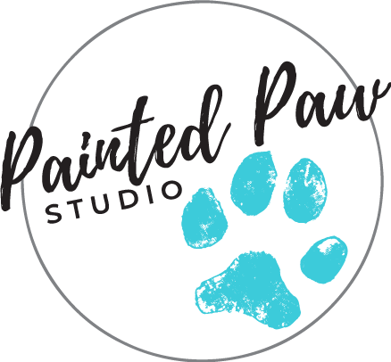 Blue Paw Png (438x406), Png Download