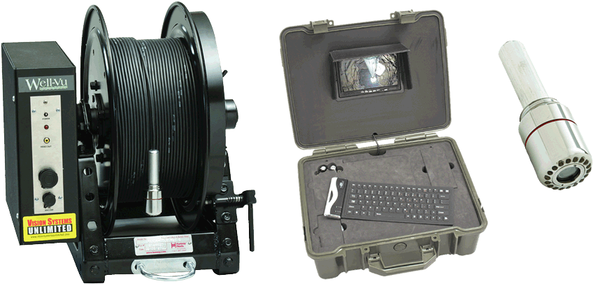Motorized Well-vu With 7" Dvcc And Detachable Camera - Camera (916x431), Png Download