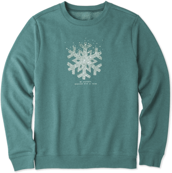 Women's Snowflake Hearts Simply True - Long-sleeved T-shirt (570x570), Png Download
