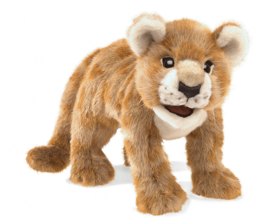 African Lion Cub Puppet - Folkmanis 3064 African Lion Cub Puppet (565x565), Png Download