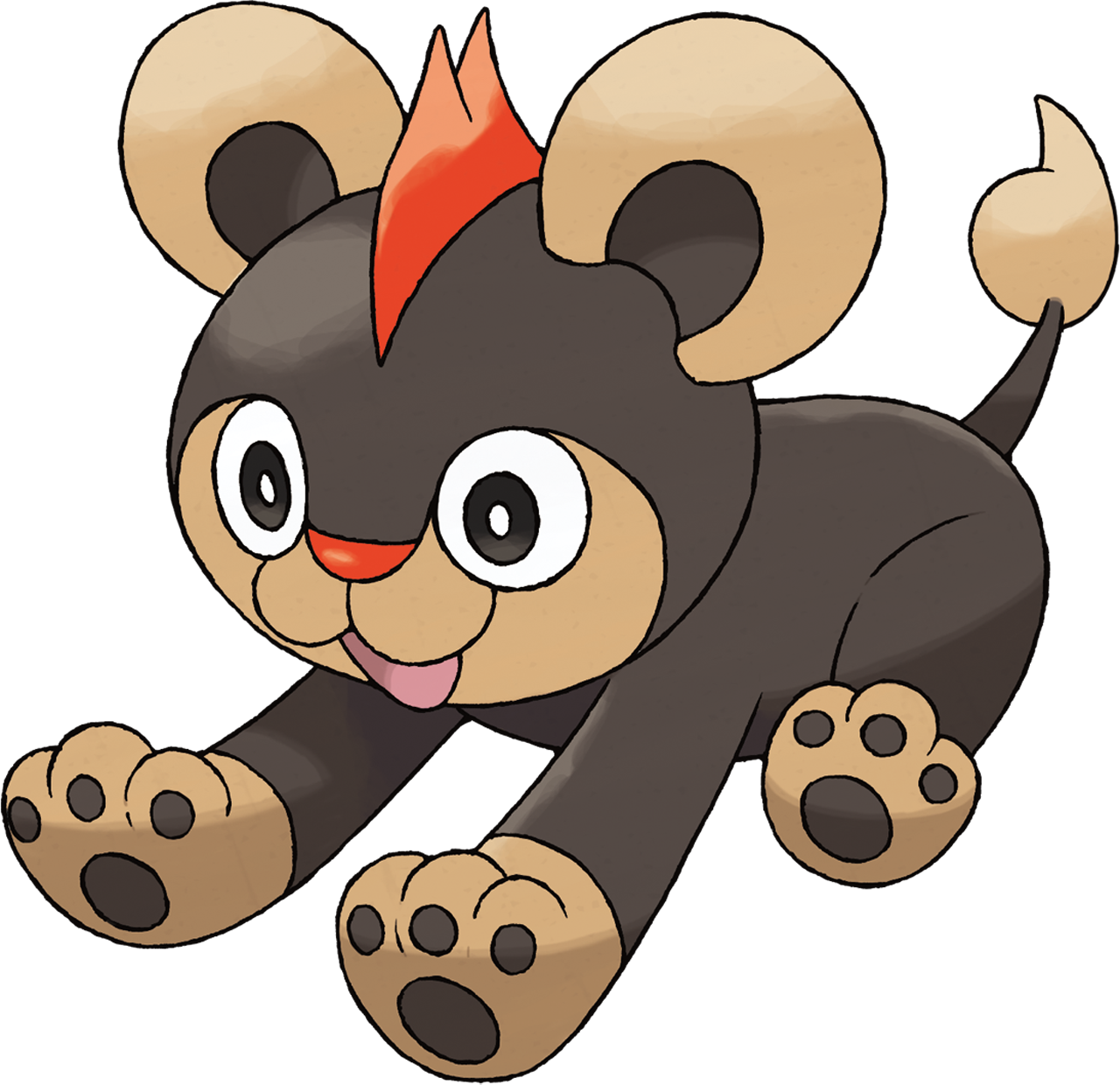 The Stronger The Opponent It Faces, The More Heat Surges - Pyroar Evolution (475x475), Png Download