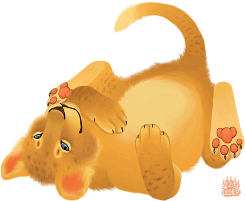 Baby African Lion Cub - Animal Figure (476x391), Png Download