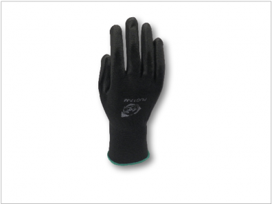 Pug Black Polyurethane Gloves 12pk - Leather (600x600), Png Download