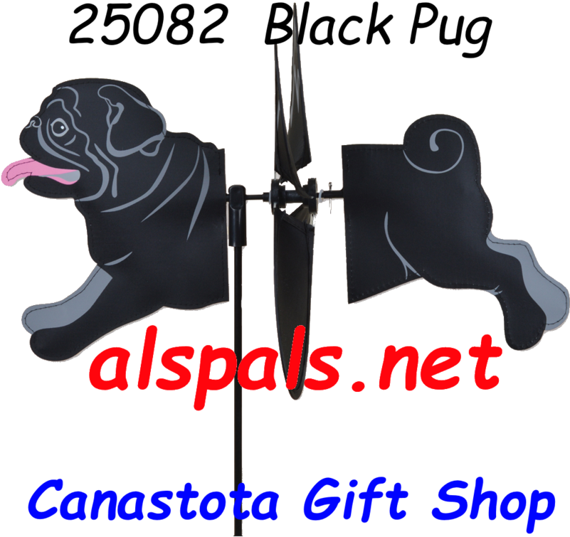 Black Pug Petite & Whirly Wing Spinner Upc - Premier Designs Black Pug Petite Spinner (800x800), Png Download
