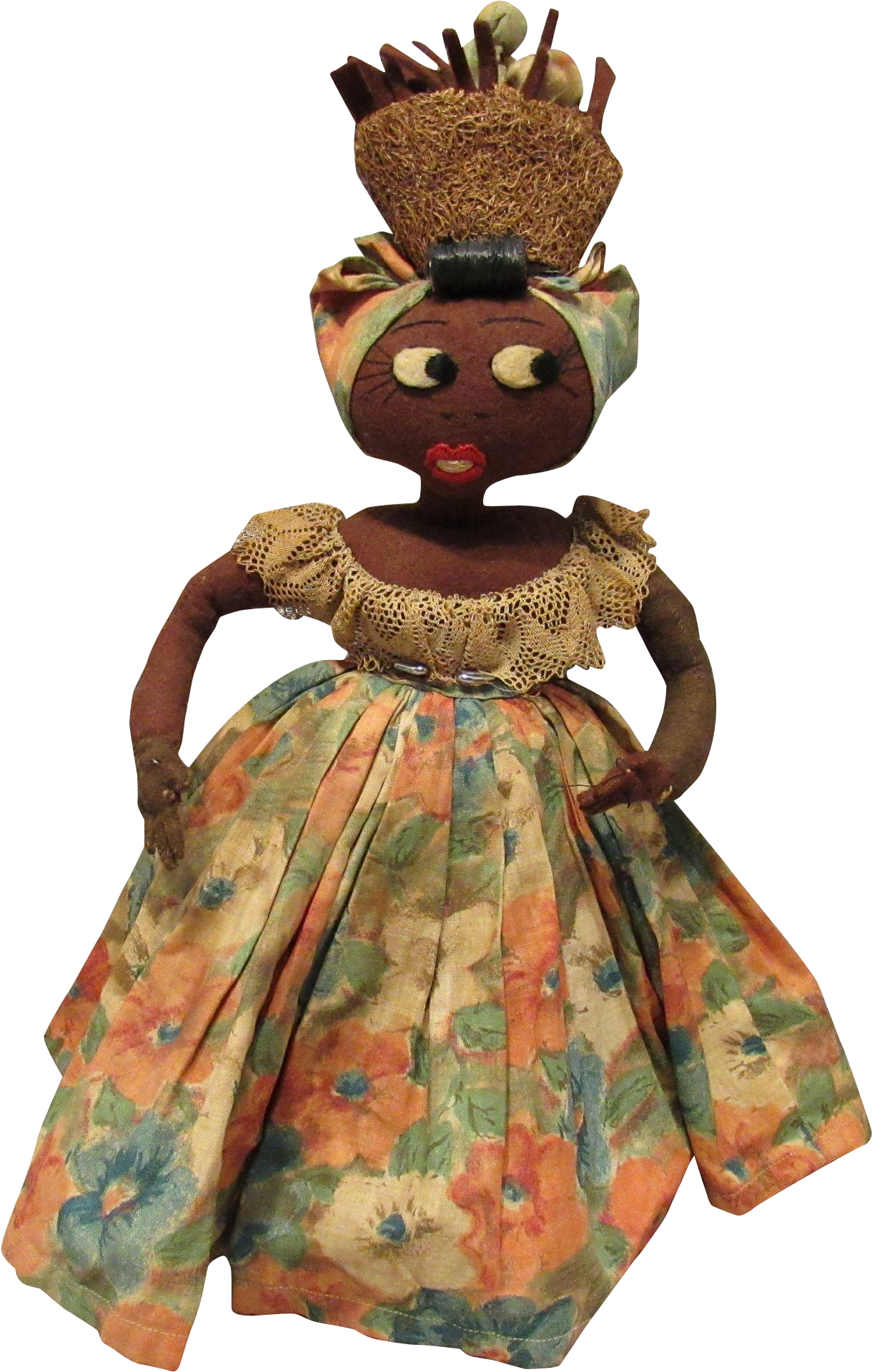 Early Cloth Black Character Rag Doll, Brazilian Cloth - Rag Doll (1918x1918), Png Download