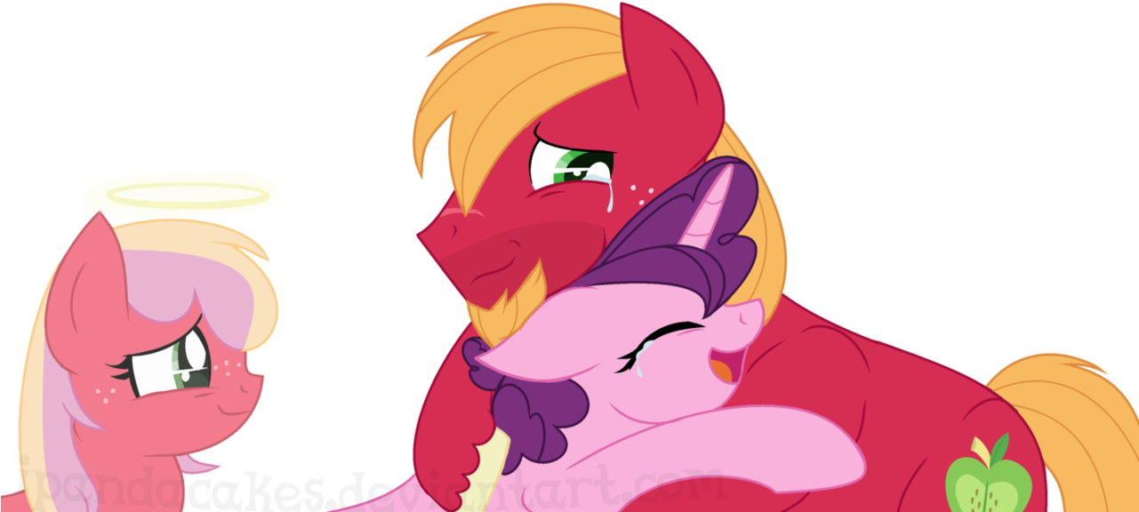 Ipandacakes, Big Macintosh, Crying, Female, Ghost, - Mlp Sugar Belle X Big Mac (1280x582), Png Download