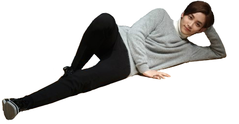 Hereu0027s A Lying Down Jeonghan Png For Yu0027all - Jeonghan Transparent (529x311), Png Download