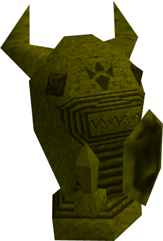 Armos Oot In Game - The Legend Of Zelda (319x471), Png Download