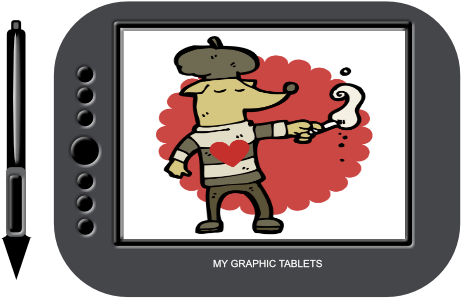 Reviewing A Tablet For Drawing - Wacom Intuos Pro Medium (500x300), Png Download