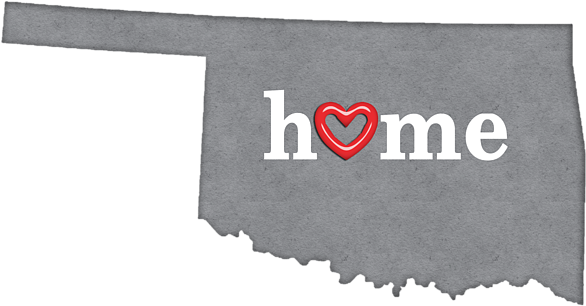 Click And Drag To Re-position The Image, If Desired - State Of Oklahoma (600x338), Png Download