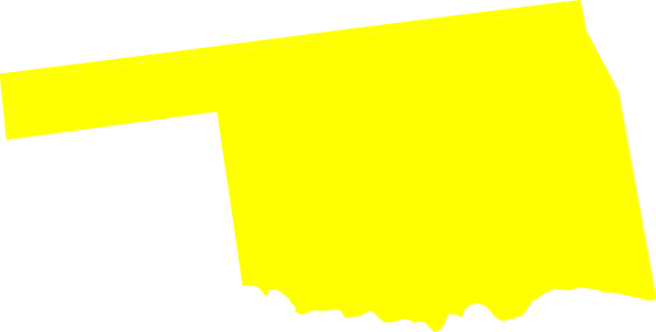 Oklahoma - Yellow - Oklahoma Yellow (600x304), Png Download