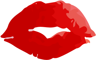 Kiss My Lips Stickers Messages Sticker-1 - Sticker (408x408), Png Download