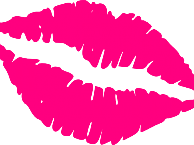 Cartoon Kissy Lips - Red Lips Watercolor Painting (640x480), Png Download