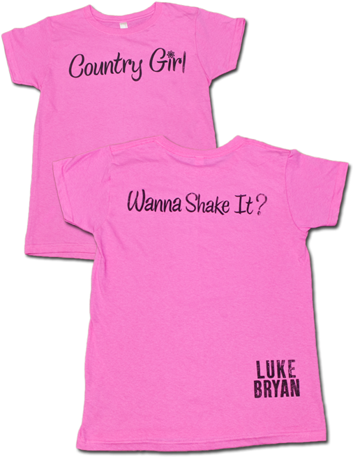 Ladies, Show Your Support For Your Favorite Country - Luke Bryan Tshirt (524x676), Png Download