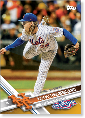 Noah Syndergaard 2017 Opening Day Baseball Base Cards - Mlb Boston Red Sox 2010 Team Plaque (500x500), Png Download