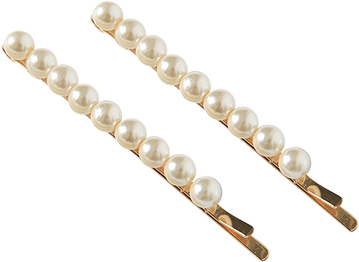 Faux Pearl Bobby Pin By Stylenanda - Pearl (450x450), Png Download