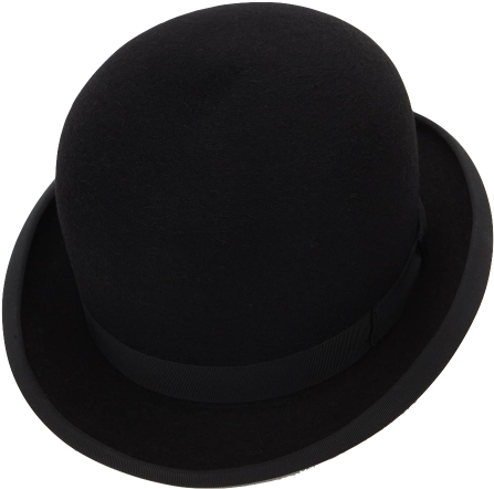Black Town Bowler - Black Dinner Plates South Africa (600x600), Png Download