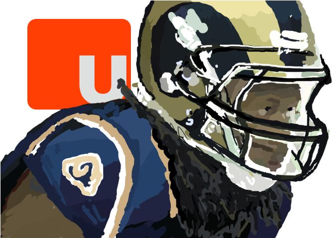 Want A Sketch - Todd Gurley Transparent Png (727x477), Png Download