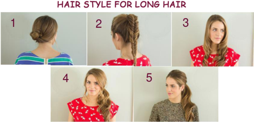 After Flat Ironing, Or Curling Your Hair, Gently Slide - Hair (500x249), Png Download