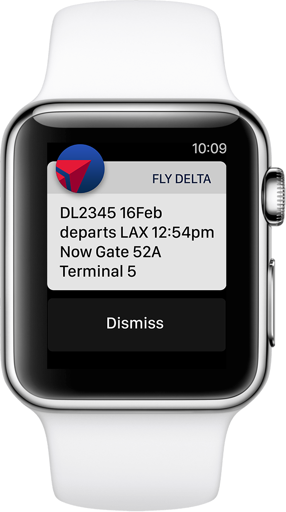 Delta Watch Band Notification - Apple Watch Walkie Talkie Icon (570x1020), Png Download