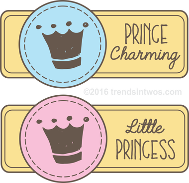 Prince Charming & Little Princess Crowns For Boy/girl - Prince (380x367), Png Download