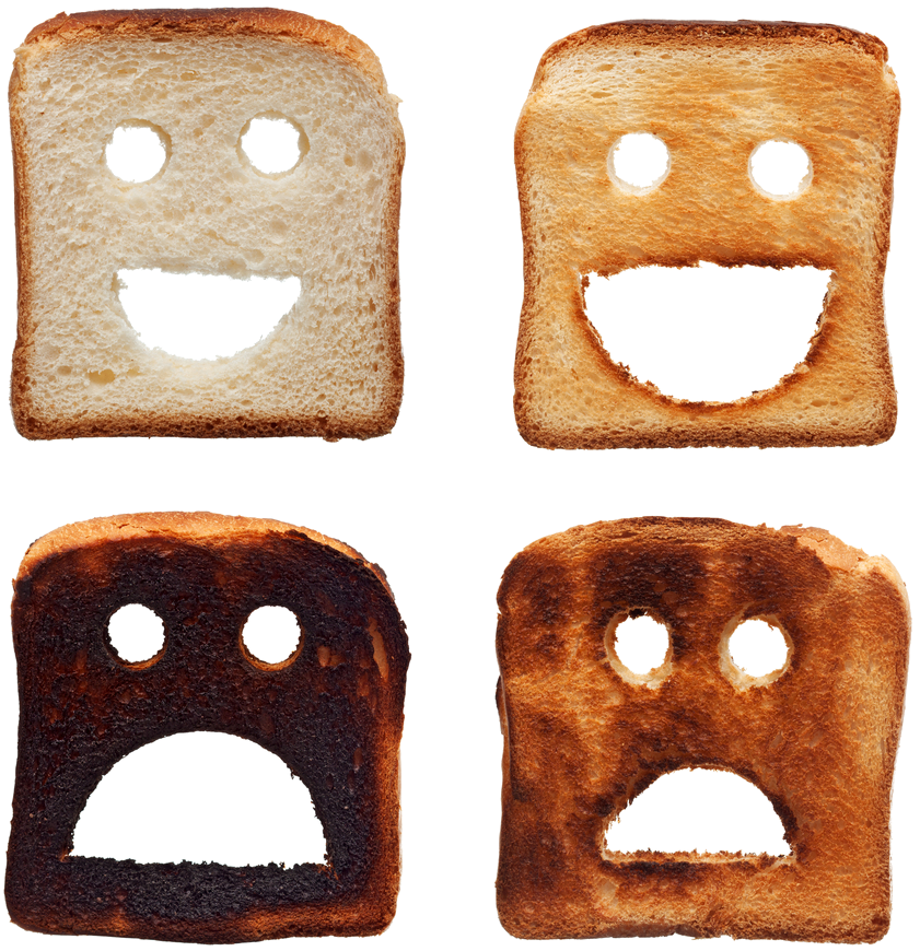Don't Be Burnt Toast - Viande Reaction De Maillard (1000x1000), Png Download