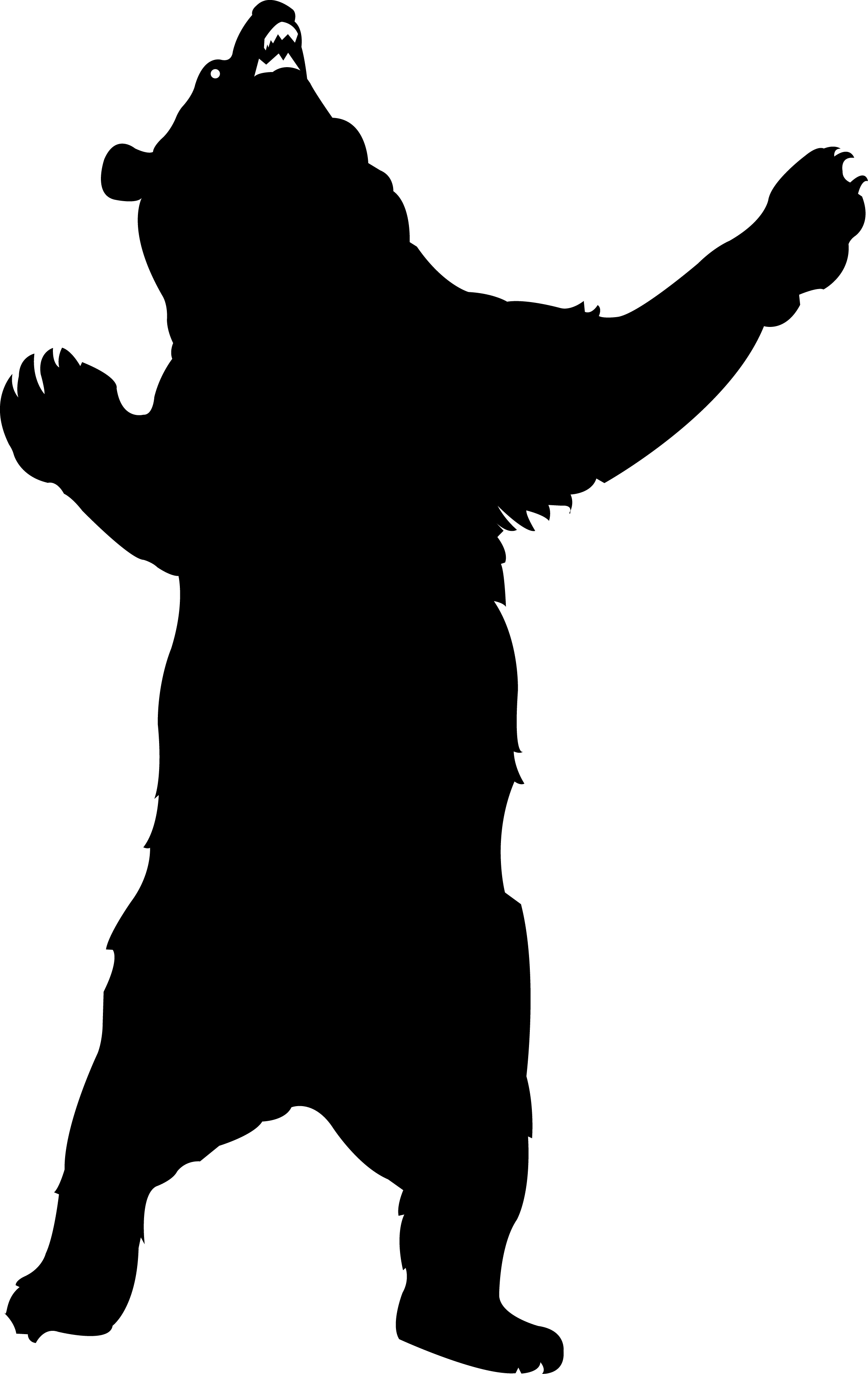 I Made A Burnt Toast Bear - Roaring Bear Icon (2133x3375), Png Download
